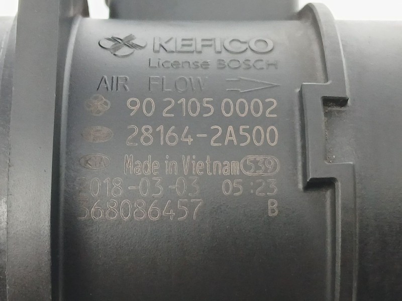 Recambio de caudalimetro para kia carens iv 1.7 crdi referencia OEM IAM 281642A500  9021050002