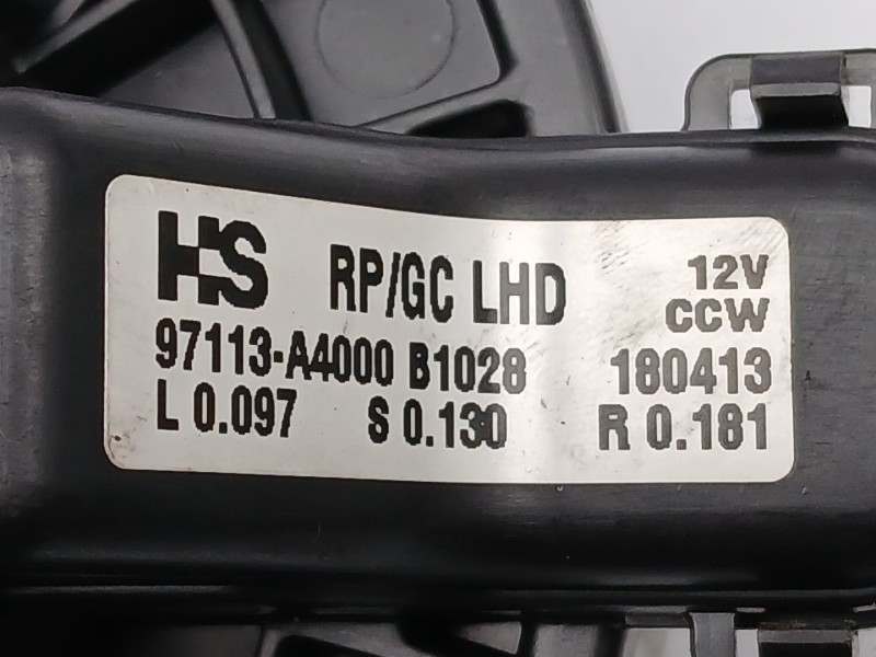 Recambio de motor calefaccion para kia carens iv 1.7 crdi referencia OEM IAM 97113A4000  