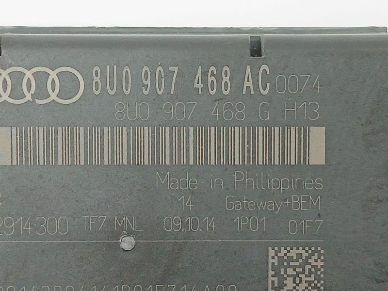 Recambio de modulo electronico para audi a1 (8x1, 8xk) 1.6 tdi referencia OEM IAM 8U0907468AC  8U0907468G