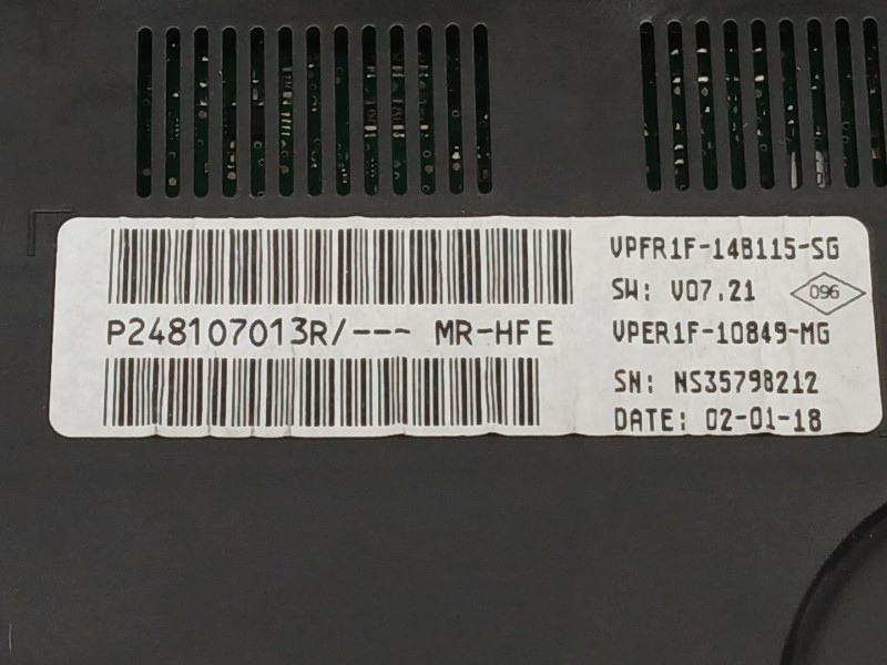 Recambio de cuadro instrumentos para renault kadjar (ha_, hl_) 1.6 dci 130 referencia OEM IAM 248107013R  