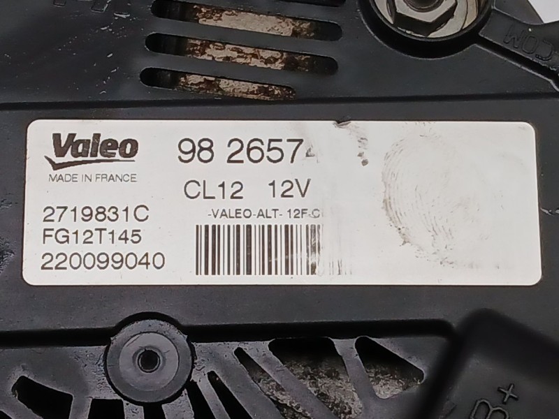 Recambio de alternador para opel corsa f elegance referencia OEM IAM 9826574080 FG12T145 2719831C