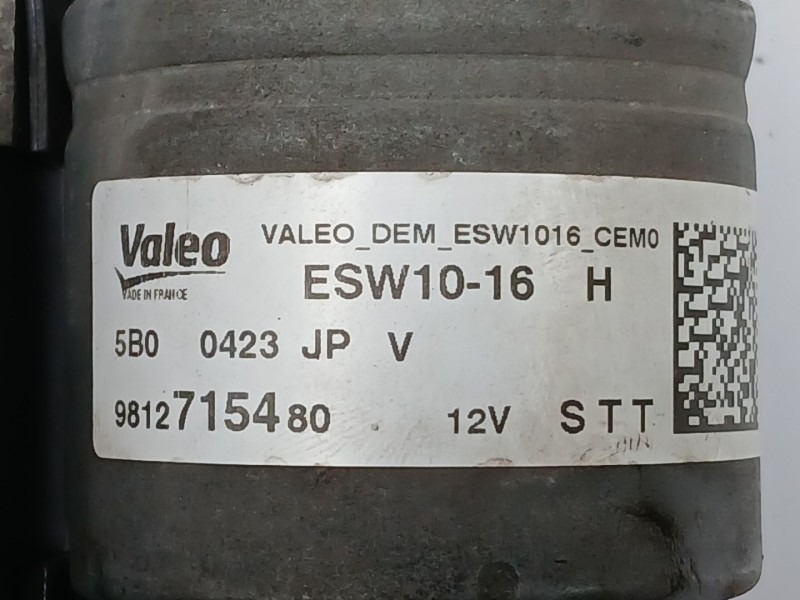 Recambio de motor arranque para opel corsa f elegance referencia OEM IAM 9812715480  ESW1016