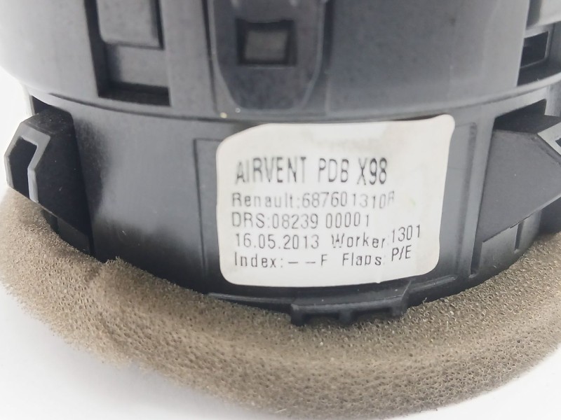Recambio de rejilla aireadora para renault clio iv (bh_) 1.2 16v referencia OEM IAM 687601310R  