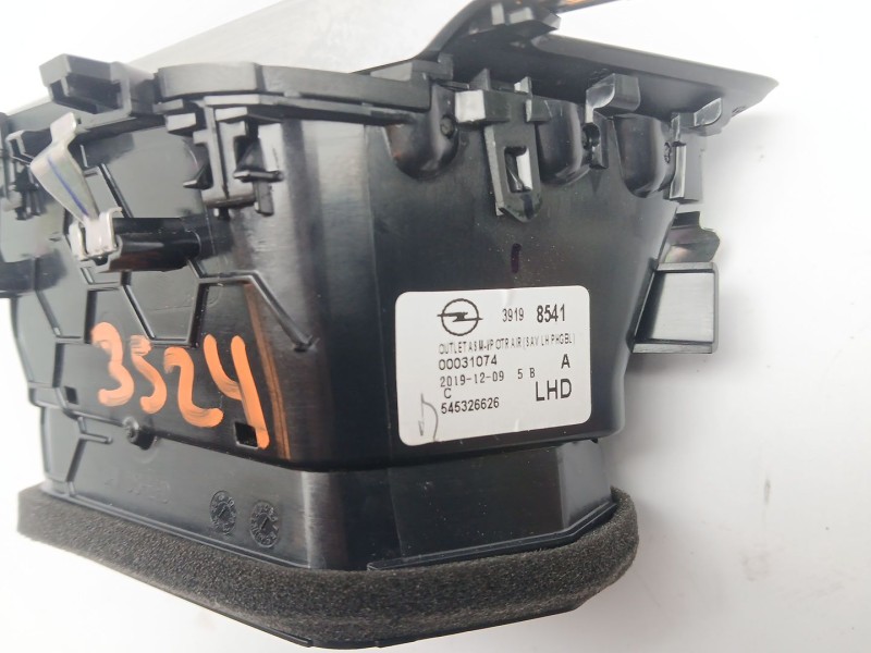 Recambio de rejilla aireadora para opel corsa f elegance referencia OEM IAM 545326626  