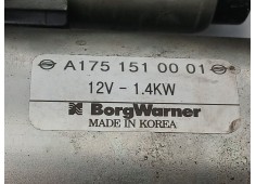 Recambio de motor arranque para ssangyong korando (c300) 1.5 referencia OEM IAM A1751510001   2