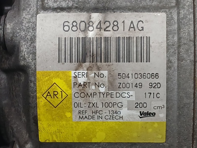 Recambio de compresor aire acondicionado para fiat freemont (345_) 2.0 jtd referencia OEM IAM 68084281AG  