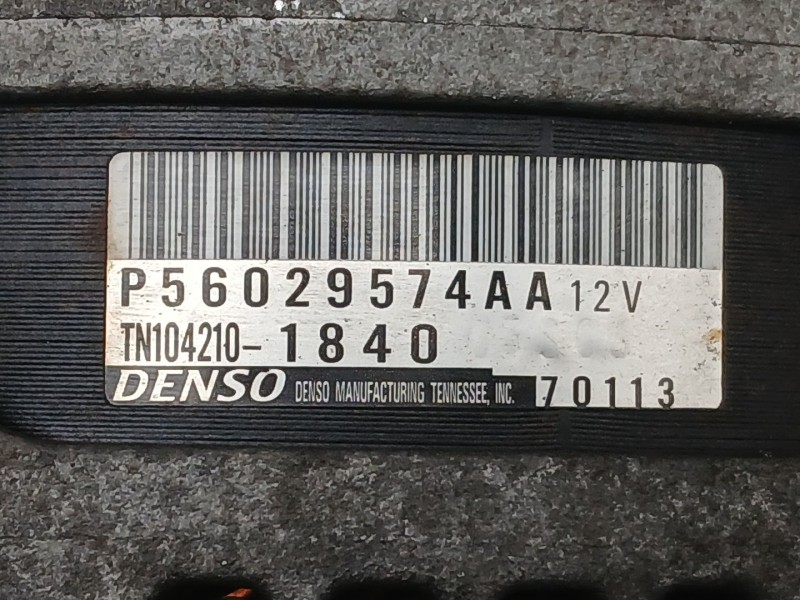 Recambio de alternador para fiat freemont (345_) 2.0 jtd referencia OEM IAM P56029574AA  TN1042101840