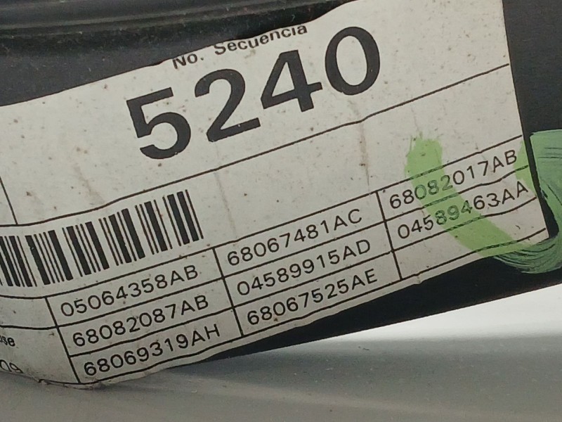 Recambio de elevalunas trasero izquierdo para fiat freemont (345_) 2.0 jtd referencia OEM IAM 05064358AB 68069319AH 68082087AB