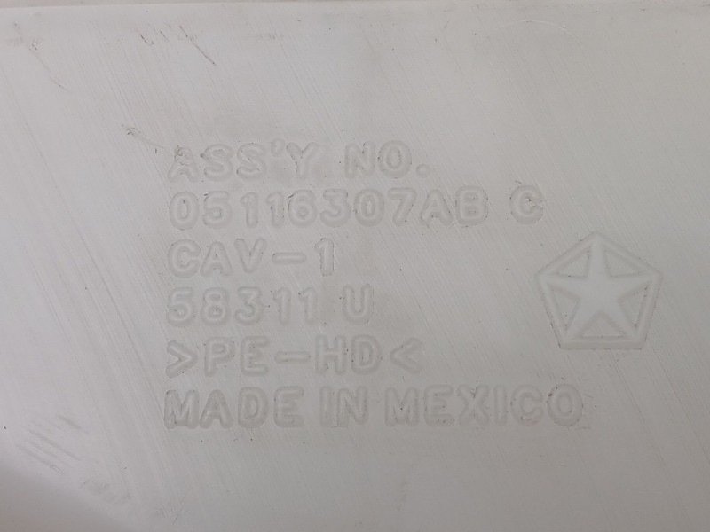 Recambio de deposito limpia para fiat freemont (345_) 2.0 jtd referencia OEM IAM 05116307AB  