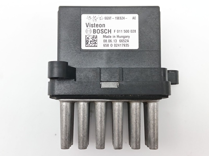 Recambio de resistencia calefaccion para ford fiesta (ccn) 1.0 ecobost referencia OEM IAM 6G9T19E624AE  F011500028