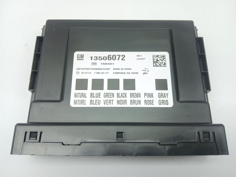 Recambio de modulo electronico para opel corsa e (x15) 1.3 cdti (08, 68) referencia OEM IAM 13506072  