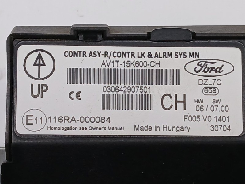 Recambio de modulo electronico para ford fiesta (ccn) 1.0 ecobost referencia OEM IAM AV1T15K600CH  