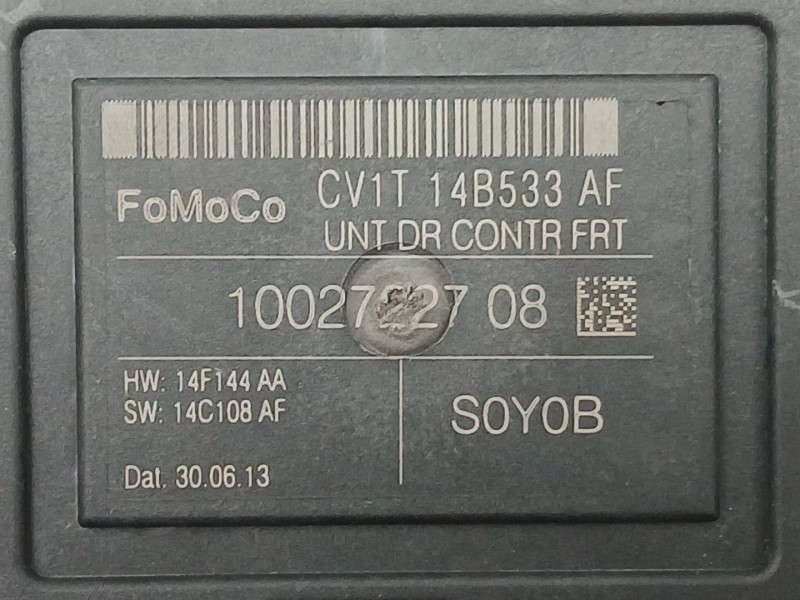Recambio de modulo electronico para ford fiesta (ccn) 1.0 ecobost referencia OEM IAM CV1T14B533AF  