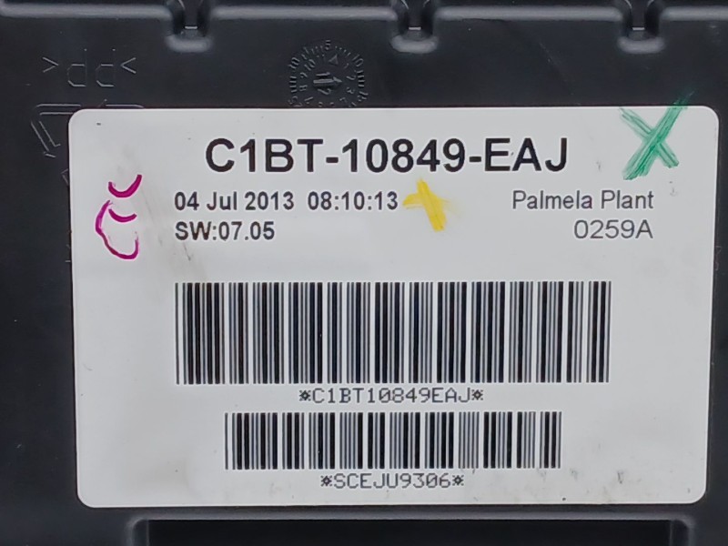 Recambio de cuadro instrumentos para ford fiesta (ccn) 1.0 ecobost referencia OEM IAM C1BT10849EAJ  