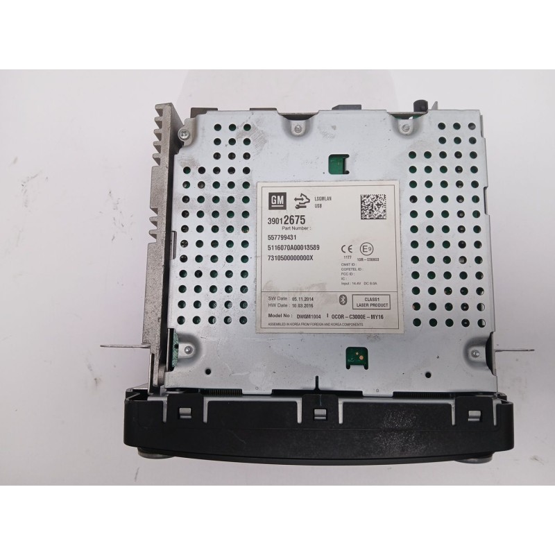 Recambio de sistema audio / cd para opel corsa e (x15) 1.3 cdti (08, 68) referencia OEM IAM 39012675  