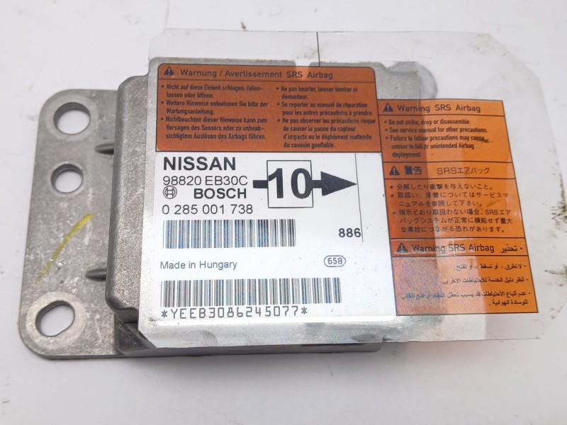 Recambio de centralita airbag para nissan pathfinder (r51) 2.5 dci xe referencia OEM IAM 98820EB30C  