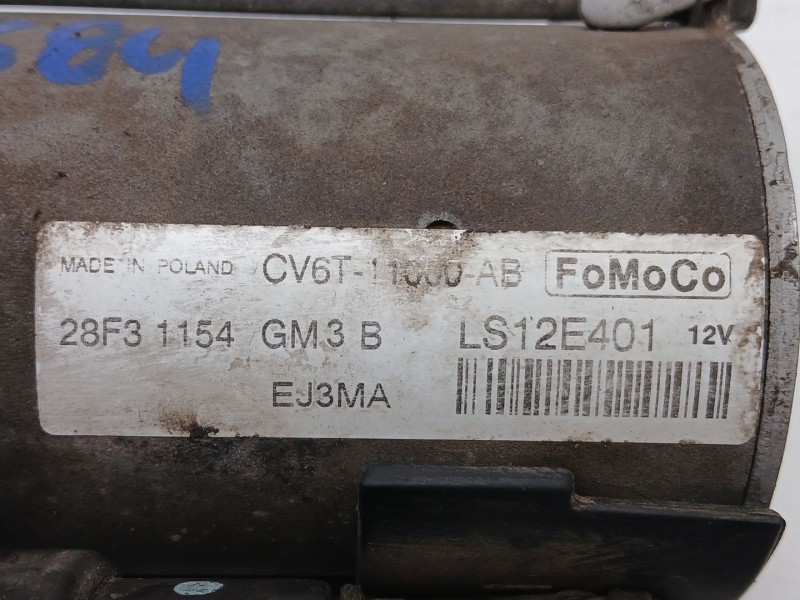 Recambio de motor arranque para ford fiesta (ccn) 1.0 ecobost referencia OEM IAM CV6T11000AB  