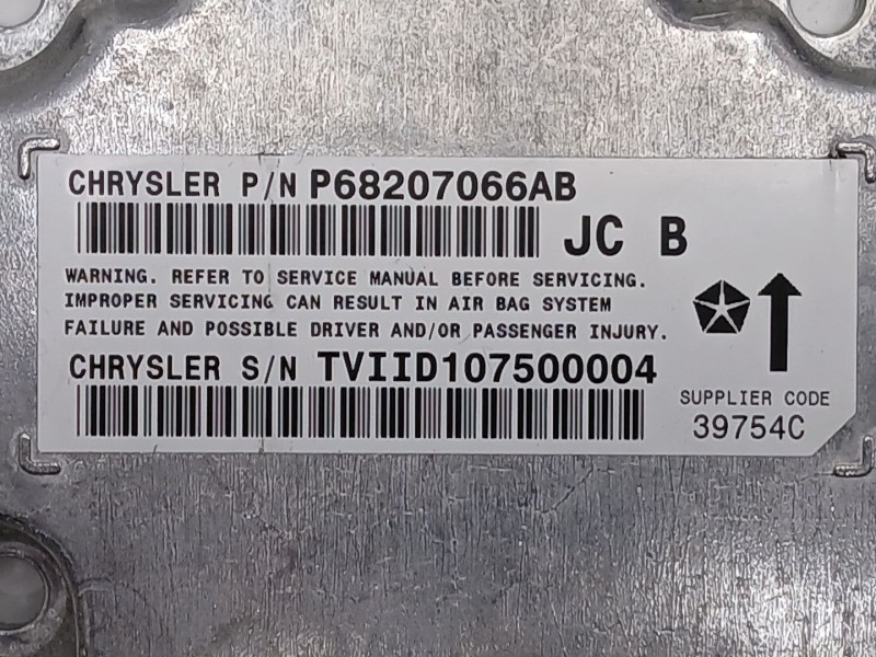 Recambio de kit airbag para fiat freemont (345_) 2.0 jtd referencia OEM IAM 1QC28DX9AE 68163811AB 0005247915