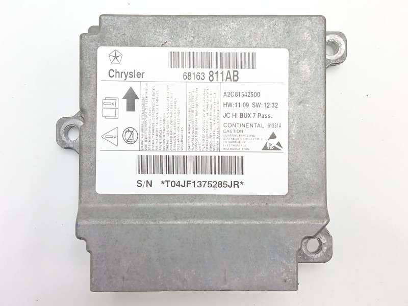 Recambio de kit airbag para fiat freemont (345_) 2.0 jtd referencia OEM IAM 1QC28DX9AE 68163811AB 0005247915