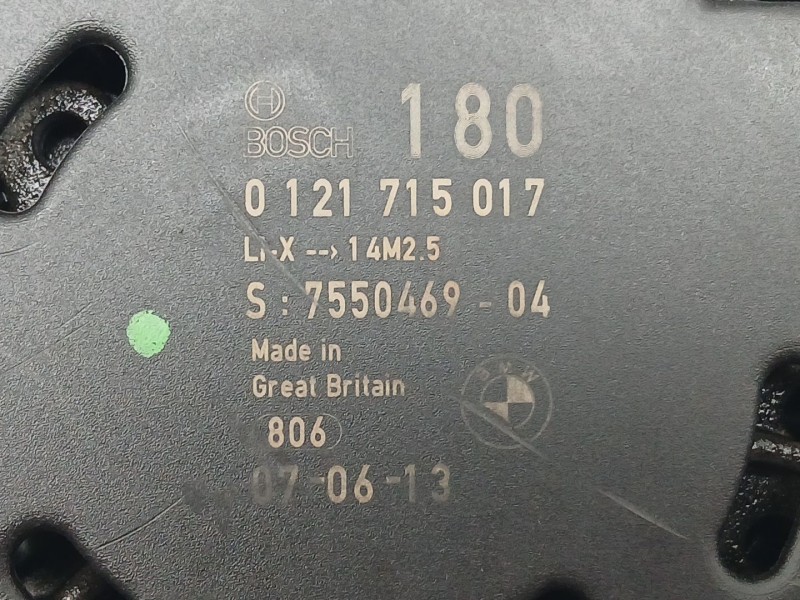 Recambio de alternador para bmw 1 (e81) 118 i referencia OEM IAM 755046904  0121715017