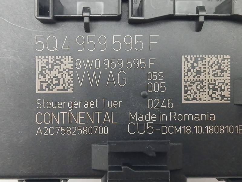 Recambio de modulo electronico para skoda superb iii (3v3) 2.0 tdi referencia OEM IAM 5Q4959595F 8W0959595F A2C7582580700