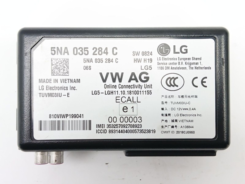 Recambio de modulo electronico para skoda superb iii (3v3) 2.0 tdi referencia OEM IAM 5NA035284C  