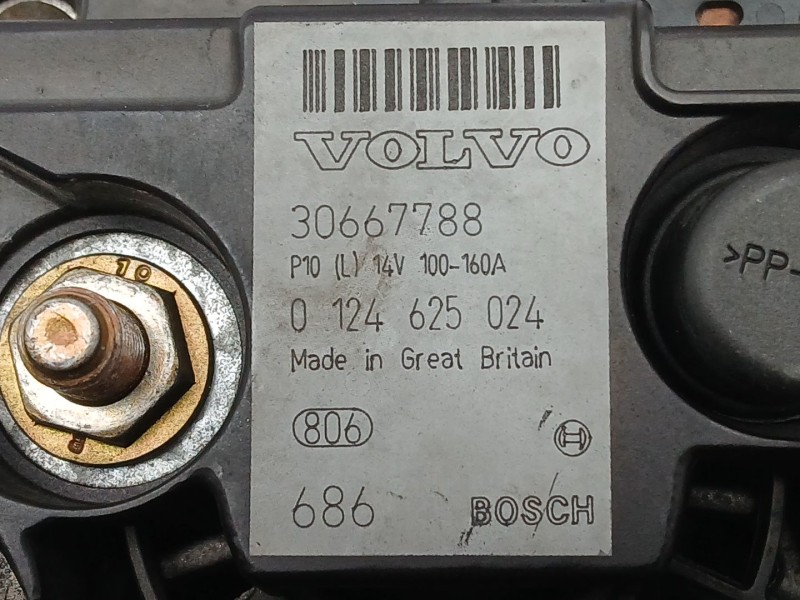 Recambio de alternador para volvo xc90 d5 momentum (5 asientos) (136kw) referencia OEM IAM 30667788  0124625024