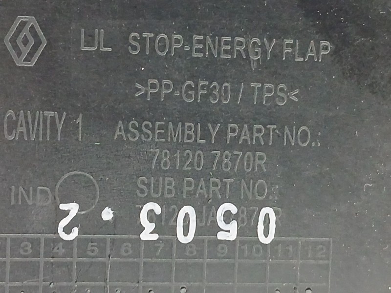 Recambio de tapa exterior combustible para renault arkana i (lcm_, ldn_) 1.6 e-tech 145 (ldmu) referencia OEM IAM 781207870R  78