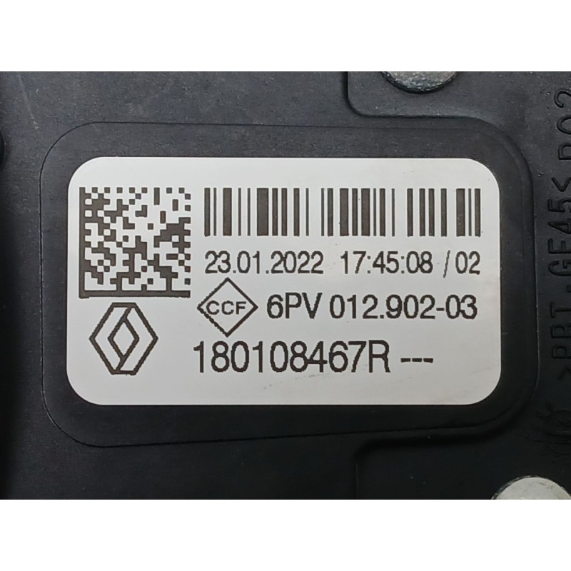 Recambio de potenciometro pedal para renault arkana i (lcm_, ldn_) 1.6 e-tech 145 (ldmu) referencia OEM IAM 180108467R  6PV01290