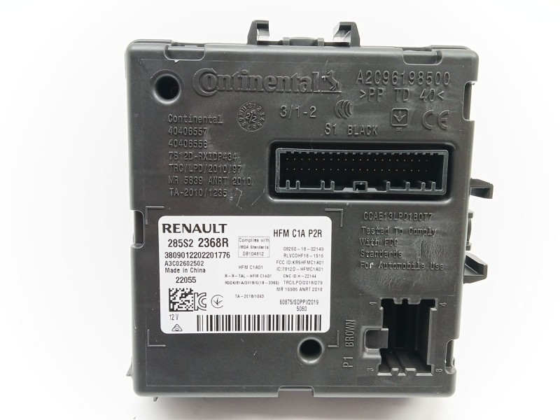 Recambio de modulo electronico para renault arkana i (lcm_, ldn_) 1.6 e-tech 145 (ldmu) referencia OEM IAM 285S22368R  A3C026025