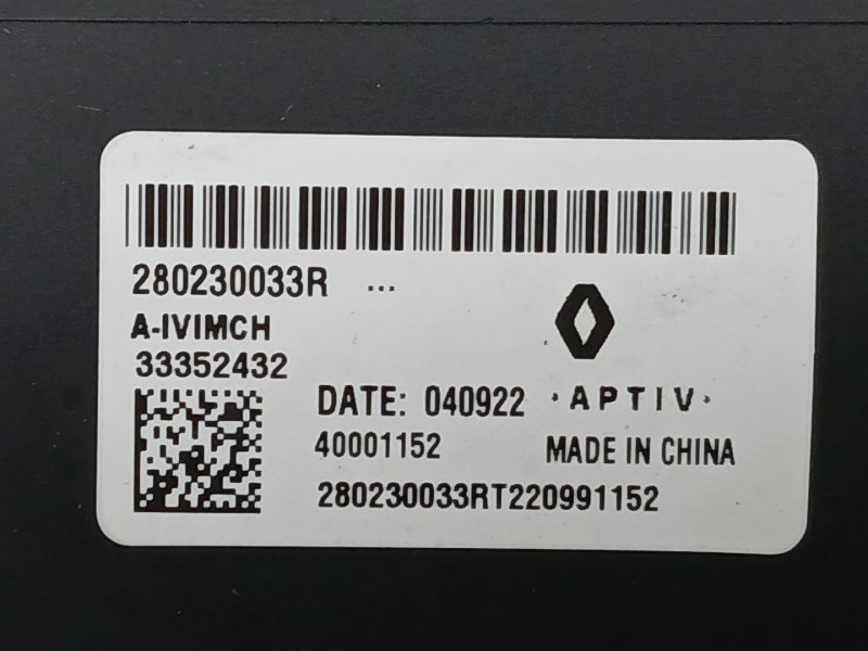 Recambio de modulo electronico para renault arkana i (lcm_, ldn_) 1.6 e-tech 145 (ldmu) referencia OEM IAM 280230033R  