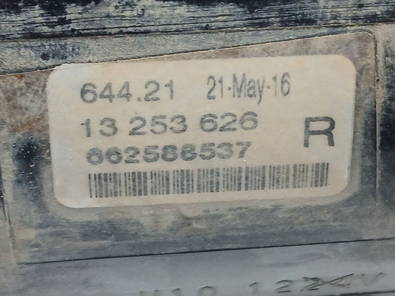 Recambio de faro antiniebla derecho para opel corsa e (x15) 1.3 cdti (08, 68) referencia OEM IAM 13253626  