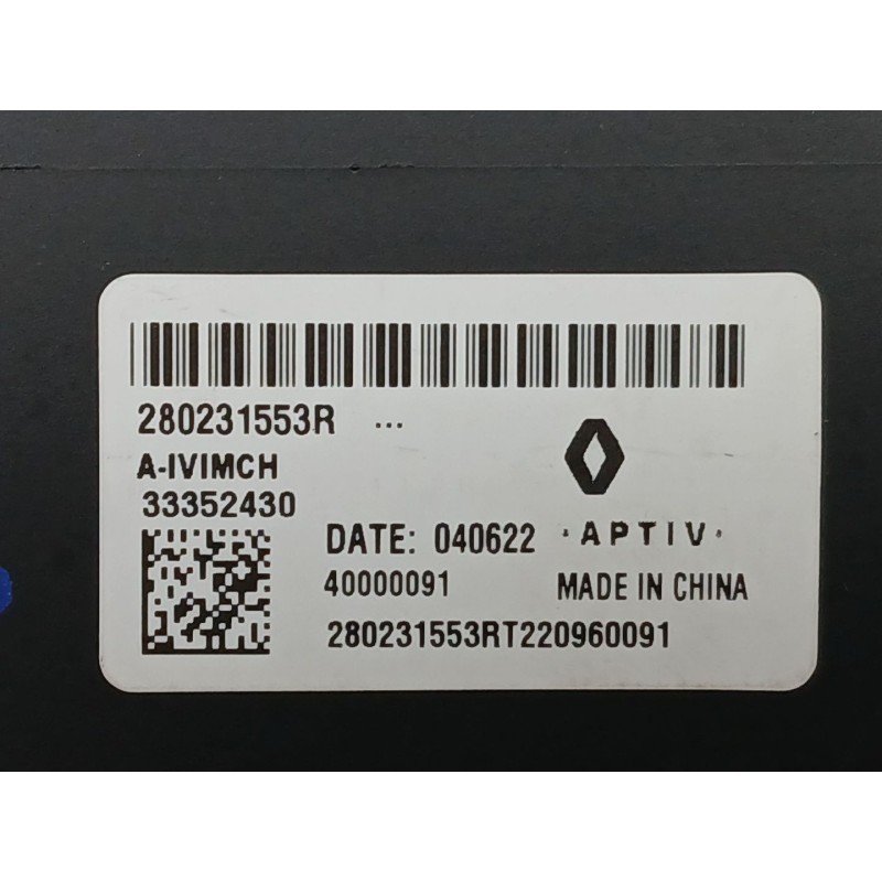 Recambio de modulo electronico para renault arkana i (lcm_, ldn_) 1.6 e-tech 145 (ldmu) referencia OEM IAM 280231553R  