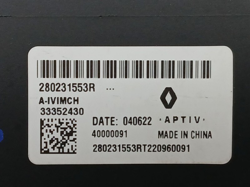 Recambio de modulo electronico para renault arkana i (lcm_, ldn_) 1.6 e-tech 145 (ldmu) referencia OEM IAM 280231553R  