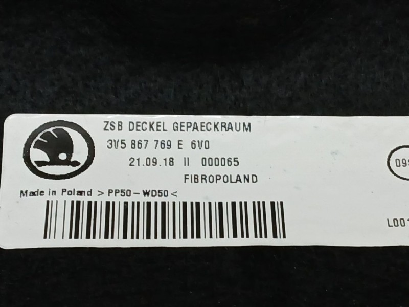 Recambio de bandeja trasera para skoda superb iii (3v3) 2.0 tdi referencia OEM IAM 3V5867769E6V0  