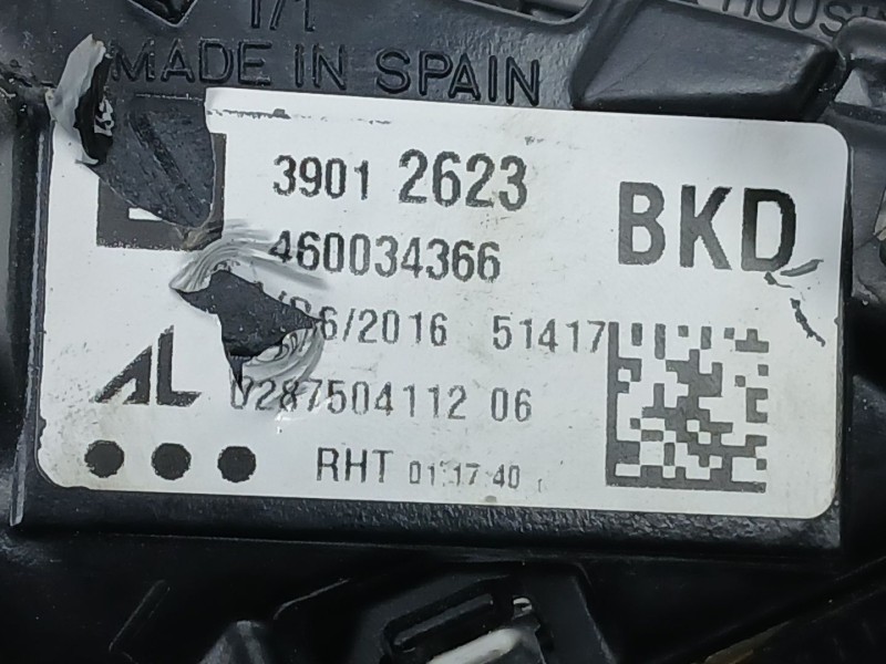 Recambio de piloto trasero izquierdo interior para opel corsa e (x15) 1.3 cdti (08, 68) referencia OEM IAM 39012623  