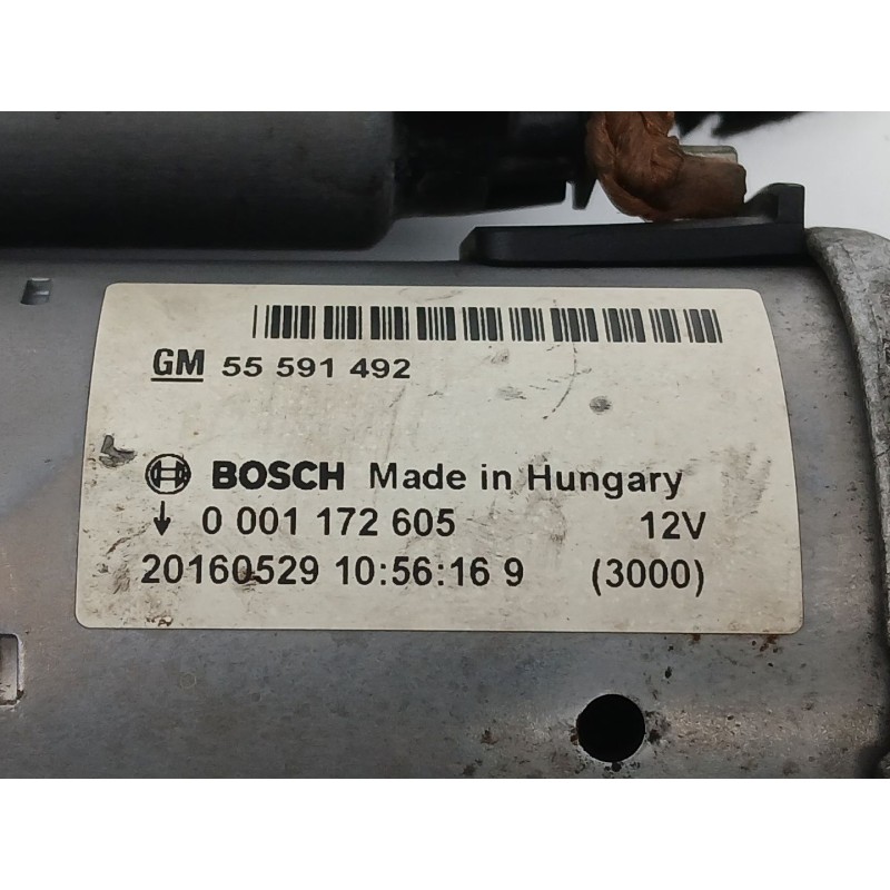 Recambio de motor arranque para opel corsa e (x15) 1.3 cdti (08, 68) referencia OEM IAM 55591492 0001172605 