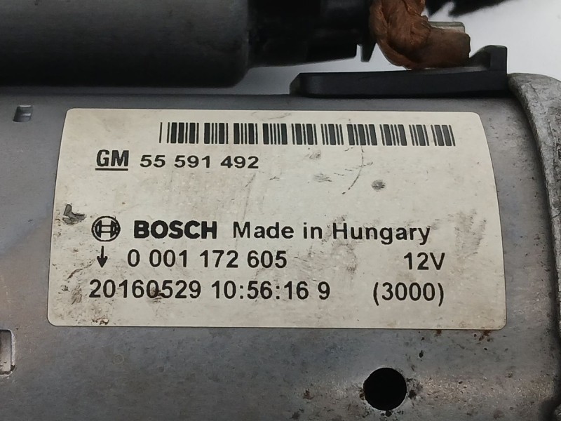 Recambio de motor arranque para opel corsa e (x15) 1.3 cdti (08, 68) referencia OEM IAM 55591492 0001172605 
