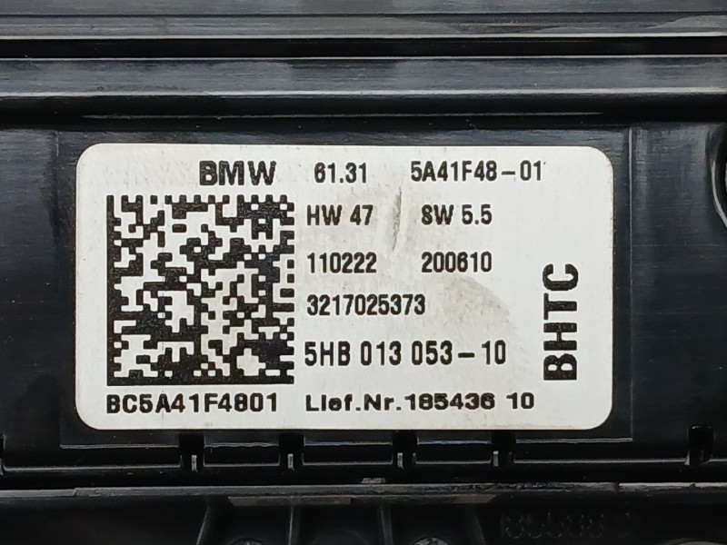 Recambio de mando climatizador para mini mini (f55) cooper referencia OEM IAM 61315A41F4801 5HB01305310 