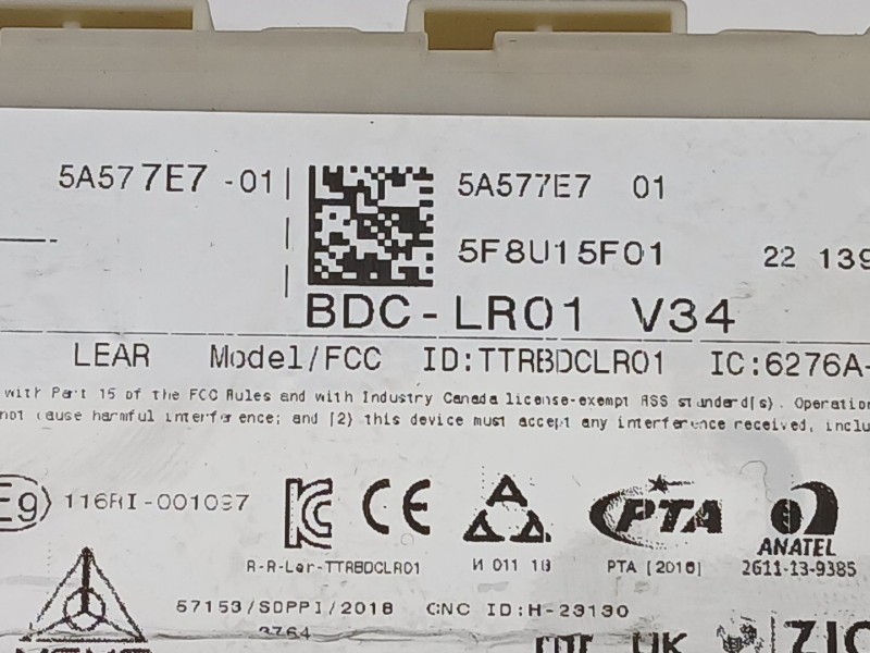 Recambio de caja reles / fusibles para mini mini (f55) cooper referencia OEM IAM BDCLR01 5A577E701 5F8U15F01