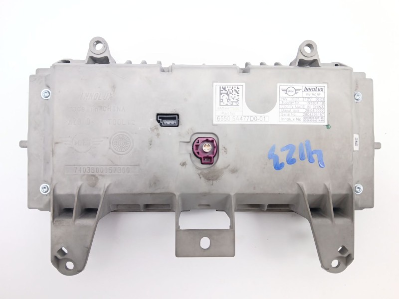 Recambio de pantalla multifuncion para mini mini (f55) cooper referencia OEM IAM 65505A477D001 65505A477D0 