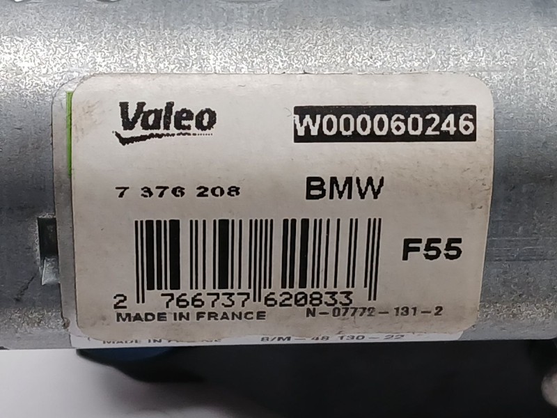 Recambio de motor limpia trasero para mini mini (f55) cooper referencia OEM IAM 7376208 W000060246 