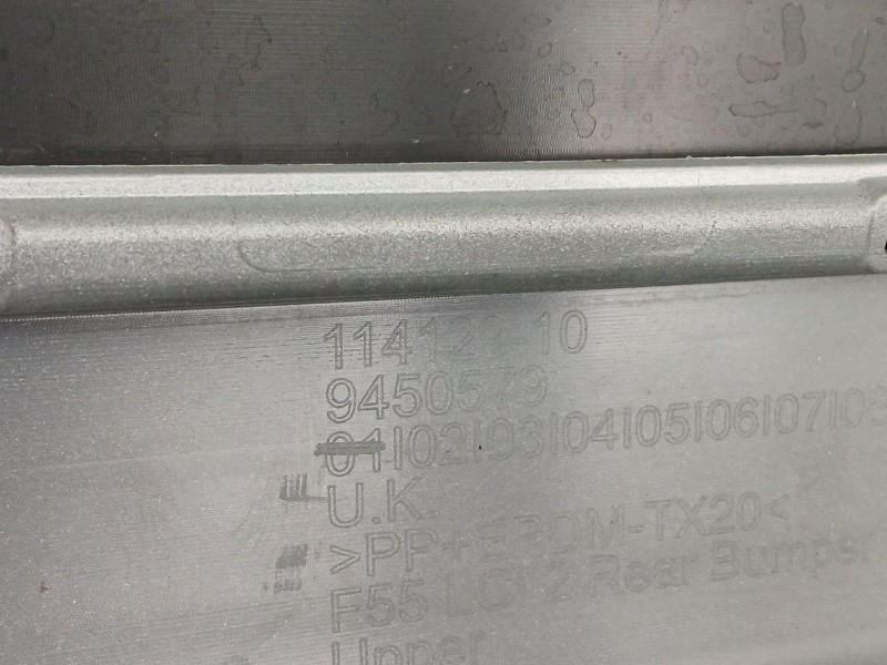 Recambio de paragolpes trasero para mini mini (f55) cooper referencia OEM IAM 9450579 51125A3CAC1 
