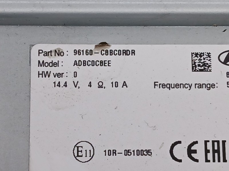 Recambio de sistema audio / cd para hyundai i20 i (pb, pbt) 1.2 referencia OEM IAM 96160C8BC0RDR  