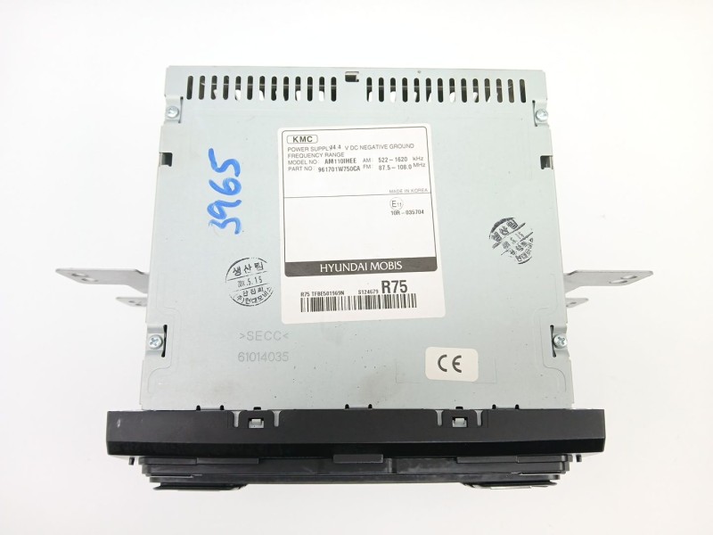 Recambio de sistema audio / cd para kia rio iii (ub) 1.25 cvvt referencia OEM IAM 961701W750CA  