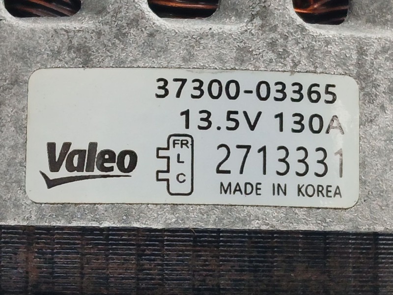 Recambio de alternador para hyundai i20 i (pb, pbt) 1.2 referencia OEM IAM 3730003365  