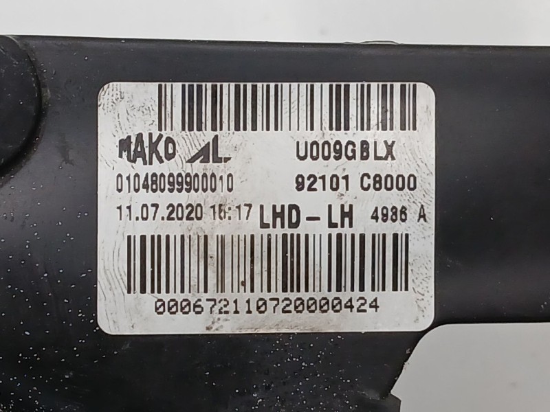 Recambio de faro izquierdo para hyundai i20 i (pb, pbt) 1.2 referencia OEM IAM 92101C8000  