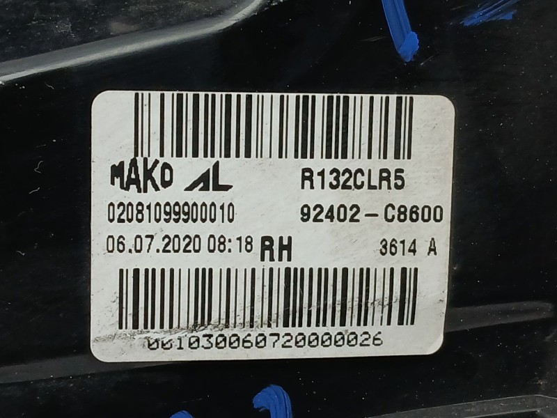 Recambio de piloto trasero derecho para hyundai i20 i (pb, pbt) 1.2 referencia OEM IAM 92402C8600  