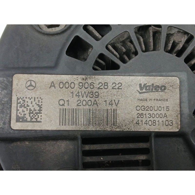 Recambio de alternador para mercedes-benz clase e (w212) e 220 cdi / bluetec (212.001, 212.002) referencia OEM IAM A0009062822 C