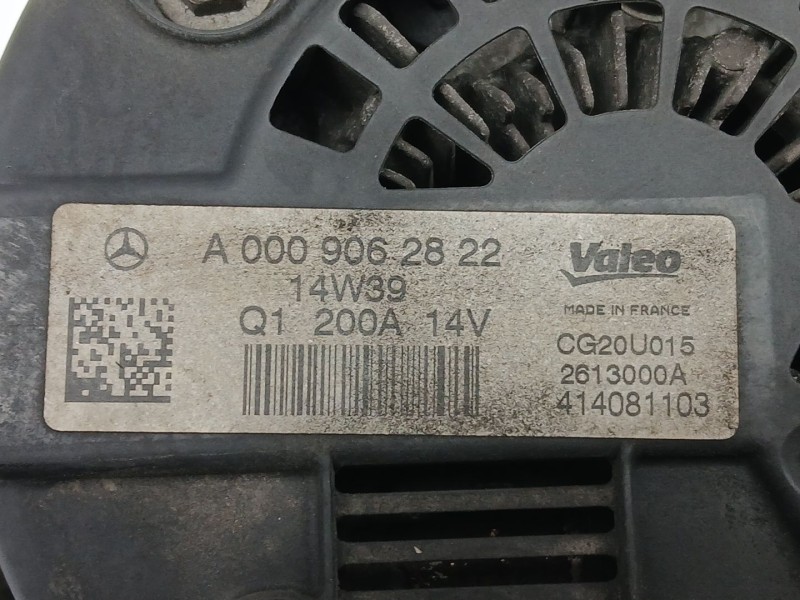 Recambio de alternador para mercedes-benz clase e (w212) e 220 cdi / bluetec (212.001, 212.002) referencia OEM IAM A0009062822 C